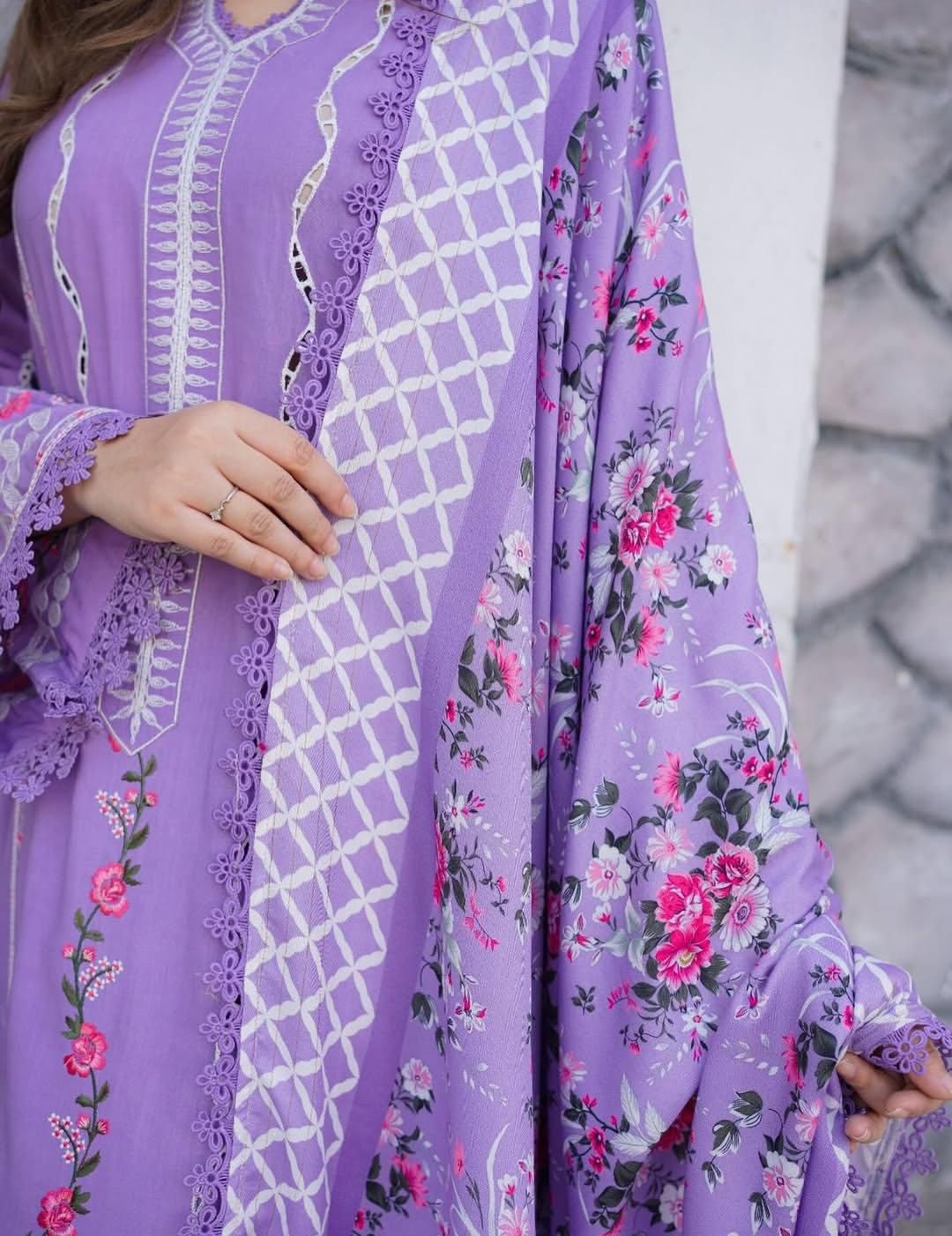 Aneela’s MOST DEMANDING EDITION 03PCS UNSTITCHED SUIT