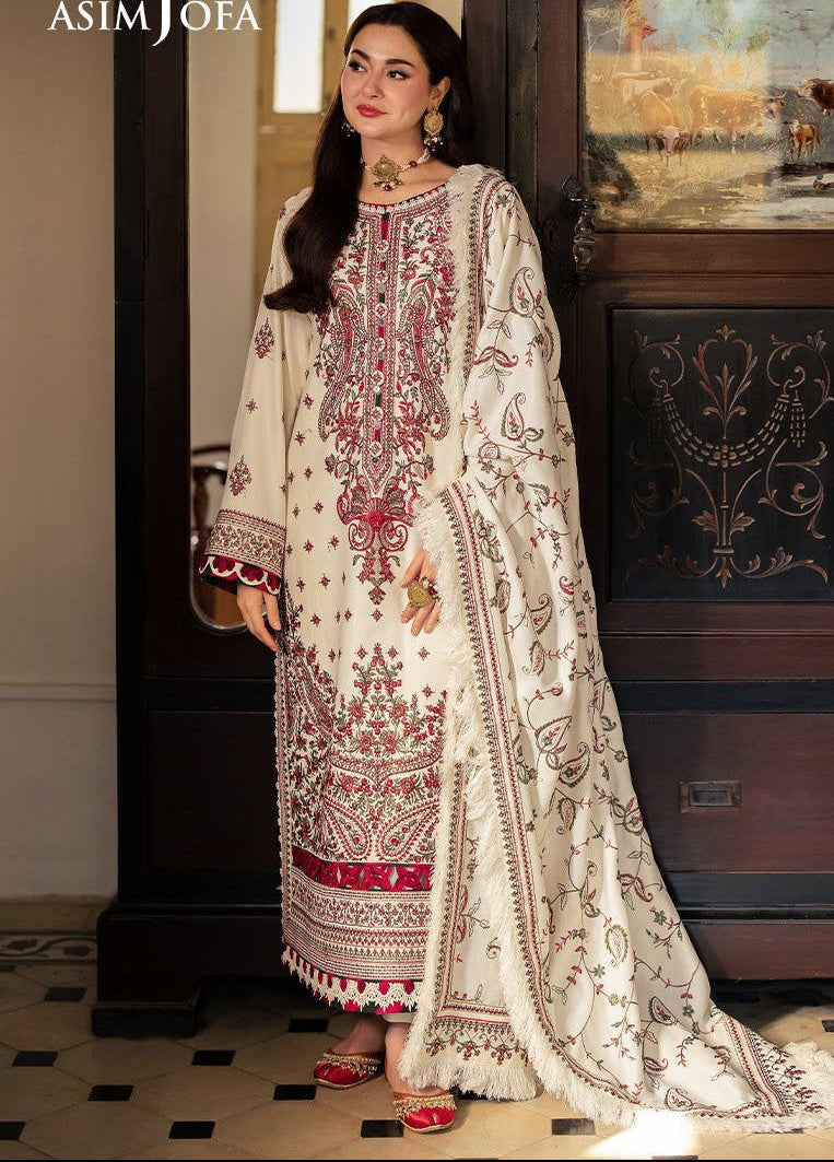Asimjofa MOST DEMANDING EDITION 03PCS UNSTITCHED SUIT