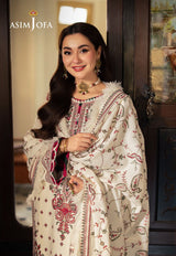 Asimjofa MOST DEMANDING EDITION 03PCS UNSTITCHED SUIT